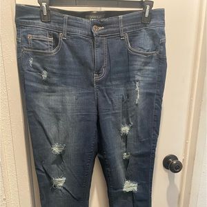 Torrid Bombshell Skinny Distressed Jeans Size 16